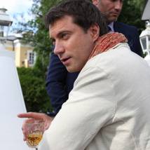 Прохор Дубравин на съемках сериала "Год в Тоскане"