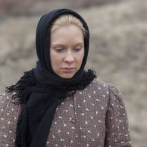 Надежда Лумпова на съемках сериала "Тихий Дон"
