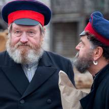 Александр Завьялов и Сергей Маковецкий на съемках сериала "Тихий Дон"