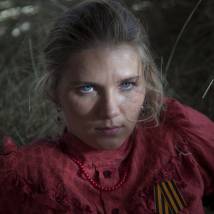Анастасия Веденская на съемках сериала "Тихий Дон"