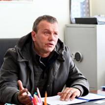 Александр Наумов на съемках сериала "Другой майор Соколов"