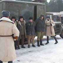 На съемках фильма "Сучья война"