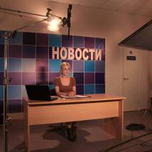 На съемках фильма "Практика"