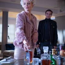 Ольга Атанасова на съемках сериала "Ветреная женщина"