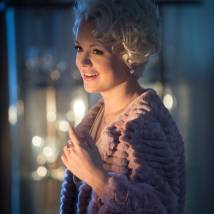 Ольга Атанасова на съемках сериала "Ветреная женщина"