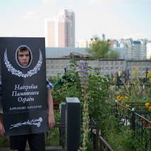 Василий Буткевич на съемках фильма "Тряпичный союз"