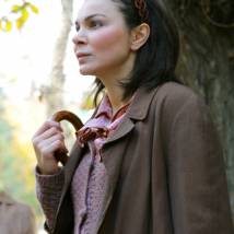 Лаура Кеосаян на съемках сериала "Джуна"