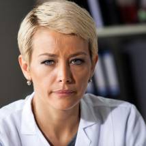 Екатерина Волкова на съемках сериала "Влюбленные женщины"