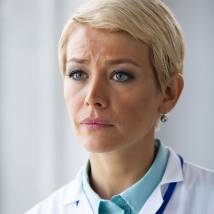 Екатерина Волкова на съемках сериала "Влюбленные женщины"