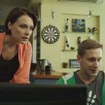 Светлана Антонова и Максим Сальников в сериале "Не пара"