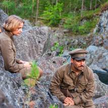 Петр Федоров и Софья Лебедева в фильме "А зори здесь тихие..."