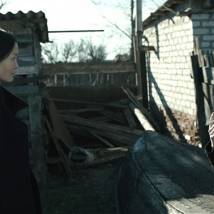Евгения Манджиева и Евгений Сангаджиев в фильме "Чайки"