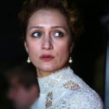 Виктория Исакова на съемках сериала "Мата Хари"