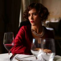 Ваина Джоканте на съемках сериала "Мата Хари"
