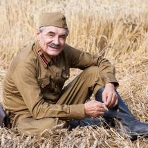 Александр Панкратов-Черный на съемках сериала "По законам военного времени"