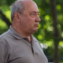 Владимир Николенко на съемках сериала "Ищейка"