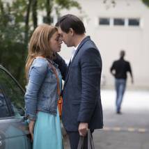 Анна Арефьева и Андрей Терентьев на съемках фильма "Игра с огнем"