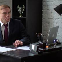 Виталий Хаев на съемках фильма "Райские кущи"