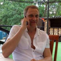 Сергей Горобченко на съемках фильма "Раскаленный периметр"