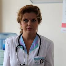 Анастасия Денисова на съемках фильма "Девушка средних лет"