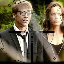 Артем Крылов и Анна Попова на съемках сериала "Две легенды"