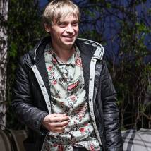 Юрий Елагин на съемках фильма "Экспириенс"