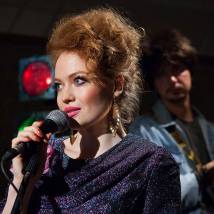Екатерина Дубакина на съемках фильма "Красивая жизнь"