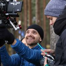 Андрей Найденов на съемках фильма "Находка"