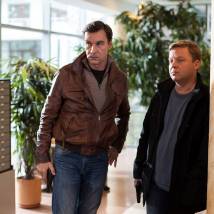 Игорь Лагутин и Андрей Савостьянов на съемках сериала "Кодекс чести 7"