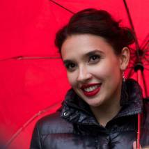 Ольга Дибцева на съемках сериала "Озабоченные, или Любовь зла..."