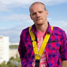 Юрий Колокольников на съемках сериала "Озабоченные, или Любовь зла..."
