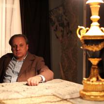 Сергей Журавель на съемках фильма "Город"