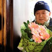 Александр Белявский на съемках фильма "В двух километрах от Нового года"