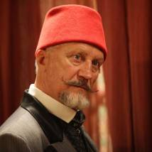 Юрий Беляев на съемках сериала "Последний янычар"