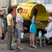 На съемках фильма "Татьянина ночь"