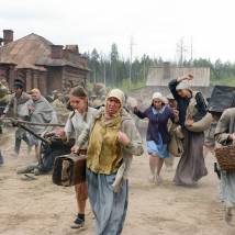 На съемках фильма "Дорога на Берлин"