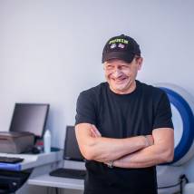 Олег Фомин на съемках фильма "Новая жена"