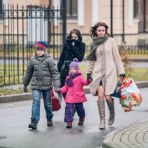 На съемках фильма "Осколки счастья"