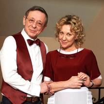 Елена Яковлева, Юрий Нифонтов на съемках сериала "Любопытная Варвара 3"