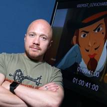Евгений Стычкин на озвучании "Крепость: Щитом и мечом"