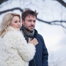 Кирилл Гребенщиков и Яна Крайнова на съемках фильма "Гражданка Катерина"