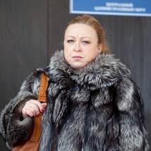 Светлана Милованова на съемках фильма "Гражданка Катерина"