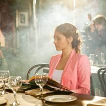 Вера Житницкая на съемках сериала "Лестница в небеса"