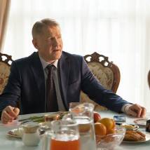 Игорь Бочкин на съемках фильма "Нарушение правил"