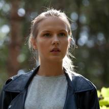 Мария Фомина на съемках сериала "Взрослые дочери"