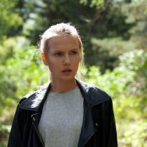 Мария Фомина на съемках сериала "Взрослые дочери"