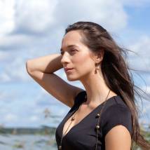 Екатерина Тарасова на съемках сериала "Взрослые дочери"