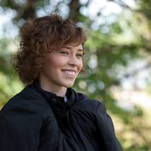 Екатерина Агеева на съемках сериала "Взрослые дочери"