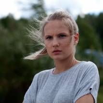 Мария Фомина на съемках сериала "Взрослые дочери"