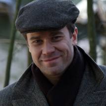 Алексей Морозов на съемках сериала "Таинственная страсть"